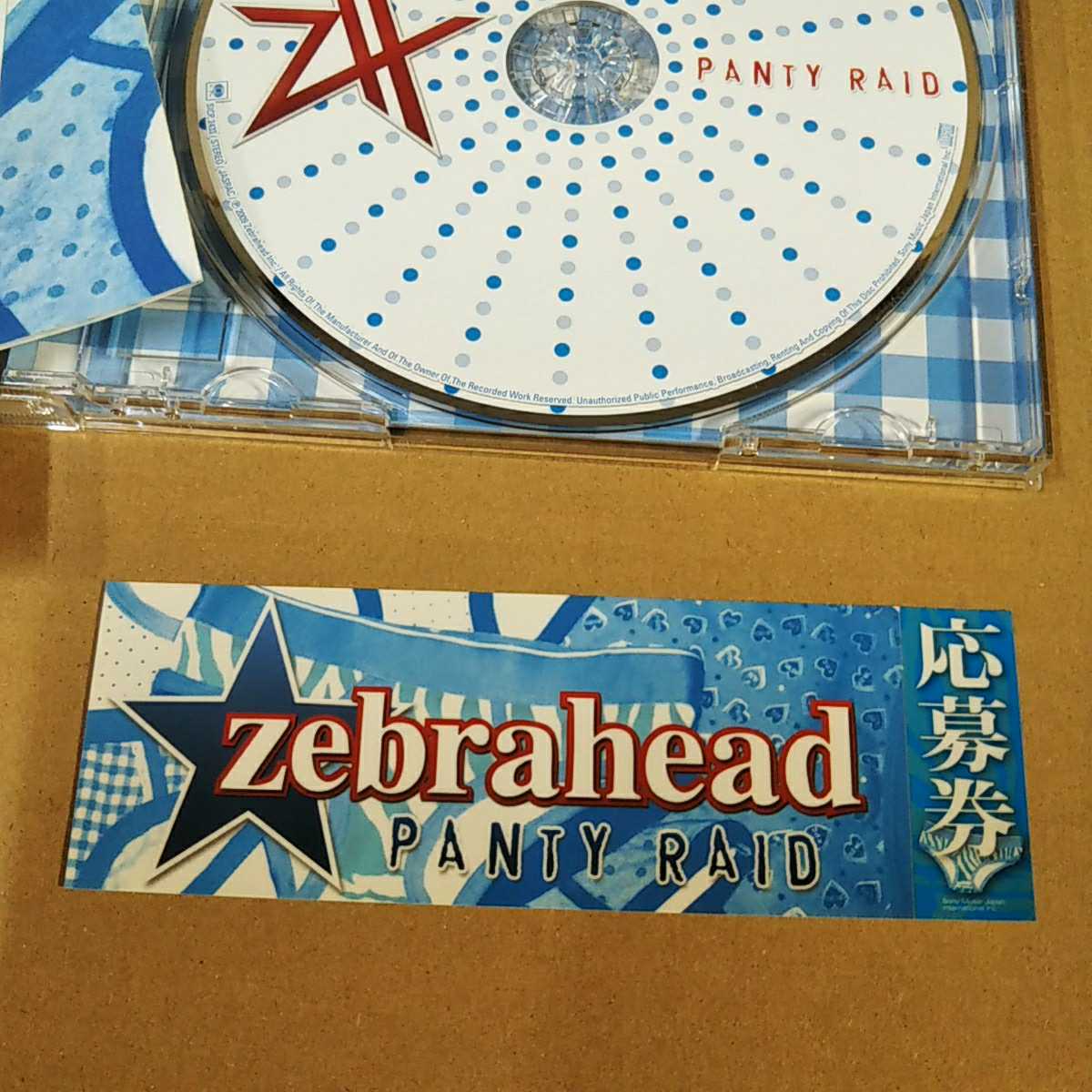 中古CD ZEBRAHEAD / ゼブラヘッド『PANTY RAID』国内盤/帯有り SICP2433【1529】