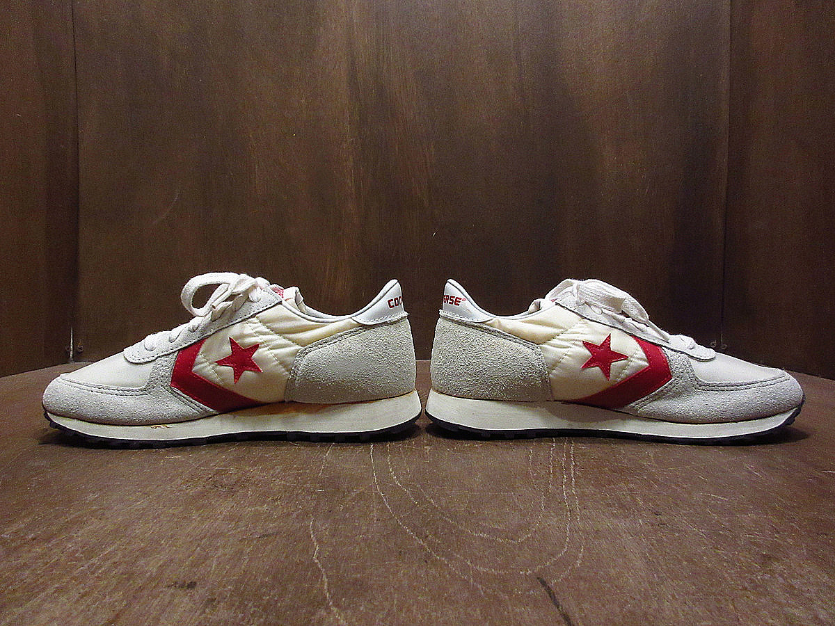 ビンテージ80's●DEADSTOCK CONVERSE WORLD CLASS 84 TRAINER白×赤5●210913i1-m-snk-245cm 1980sデッドストックコンバーススニーカー_画像5