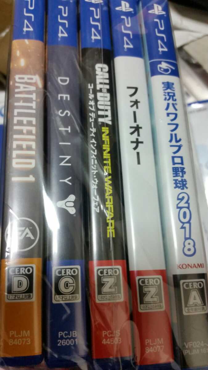 注目!!大人気ソフト♪PS4ソフト5本!動作未確認ジャンク品。他商品も出品中です＼(^-^)／プレイステーション4ゲームソフト♪_画像1