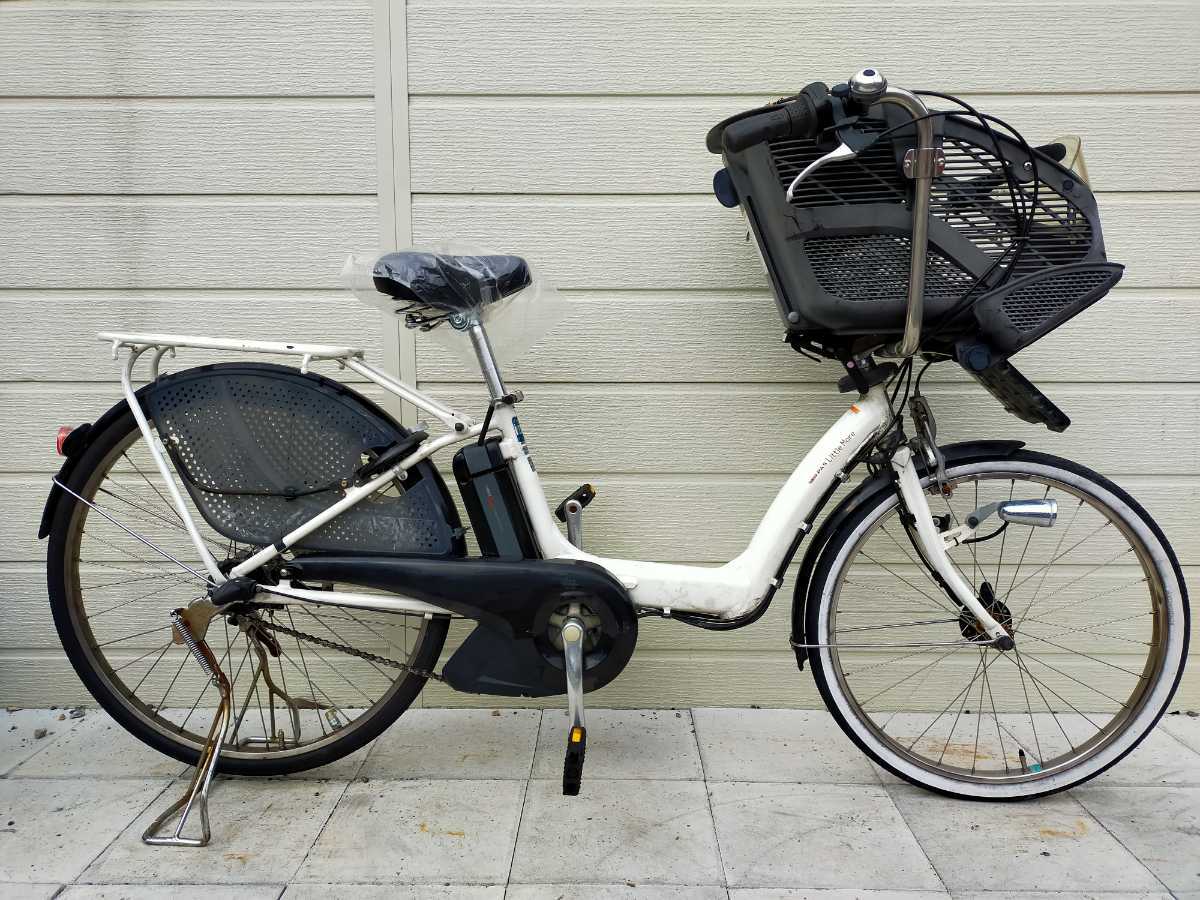 人気カラーの 20インチ 電動アシスト自転車 More Little ヤマハ X562 092208 整備済み自転車！ 8.1Ahバッテリー・充電器 内装3段変速 電動アシスト自転車