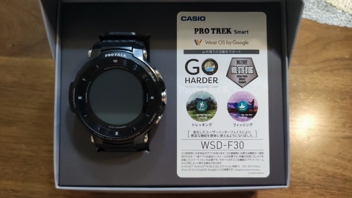 美品】CASIO プロトレック スマート WSD-F30-BK Yahoo!フリマ(旧)-