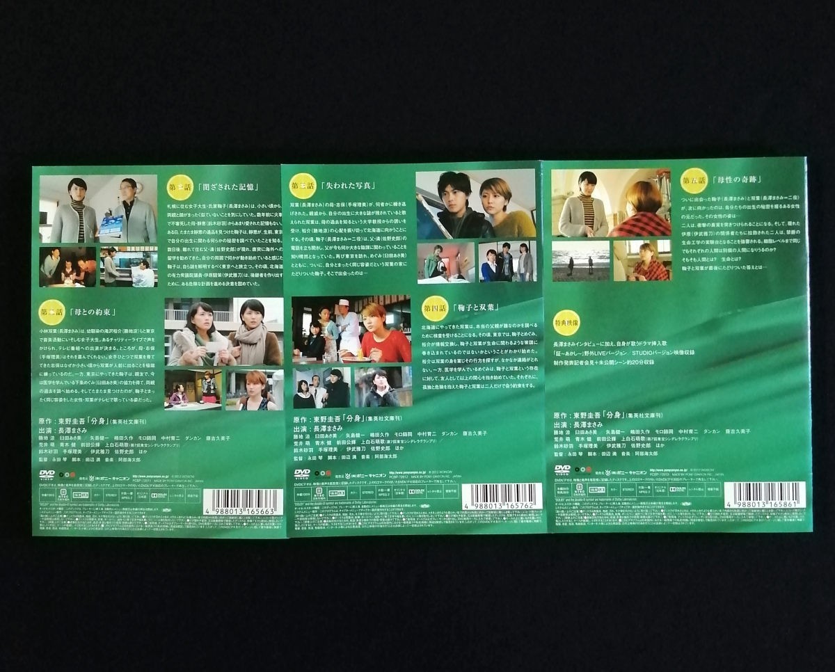 DVD 連続ドラマW 東野圭吾 「分身」 全3巻セット レンタル版