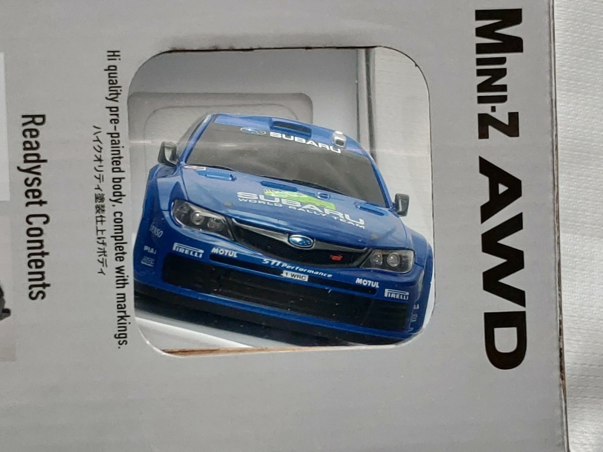 未開封 京商 ミニッツAWD スバル インプレッサ WRC2008 レディセット ジャイロ付き z1Q2