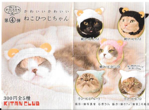  быстрое решение }. это головной убор no. 4. симпатичный симпатичный ..... Chan [ все 5 вид полный comp комплект ] стоимость доставки 220 иен ~ новый товар нераспечатанный кошка кошка 