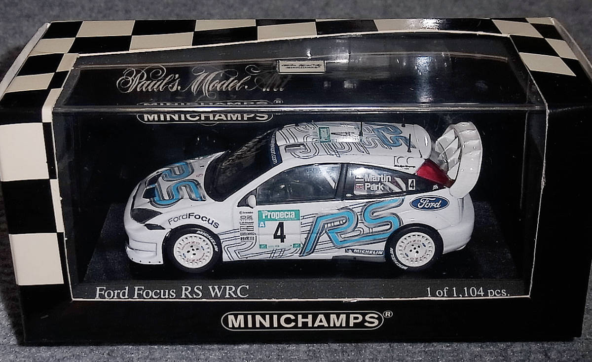 1/43 フォード フォーカス RS WRC 4号車 マーティン ニュージーランド ラリー 2003 Martin FORD Focus RS