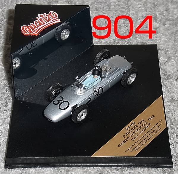 激安本物 1962 ガーニー ダン ポルシェ804 1/43 4108 フランスGP ダンガーニー QUARTZO PORSCHE レーシングカー