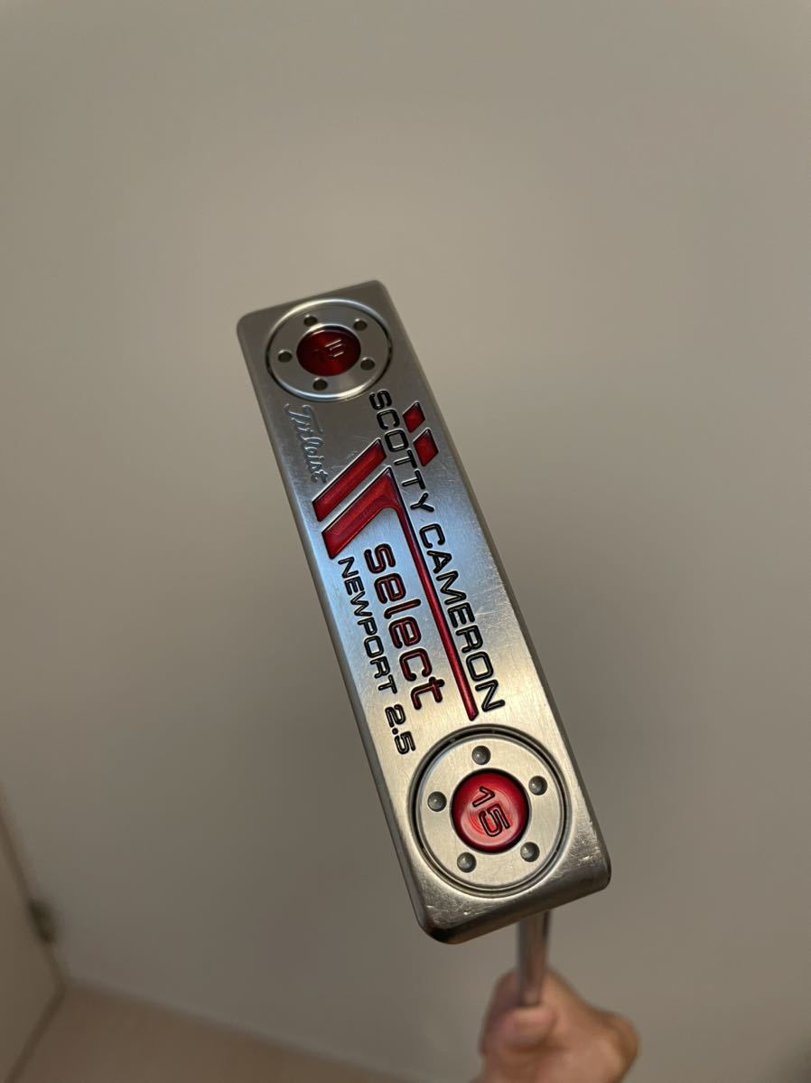 スコッティキャメロン SCOTTY CAMERON ニューポート2.5 まあまあ綺麗_画像1