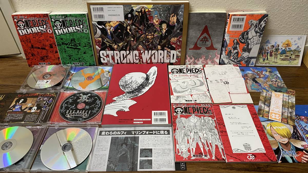ONE PIECE 全101巻 + 非売品(x5) + CD(x3) + 関連書(x9) + GOODS(x18) = 計135点 全巻セット 尾田栄一郎先生 ワンピース