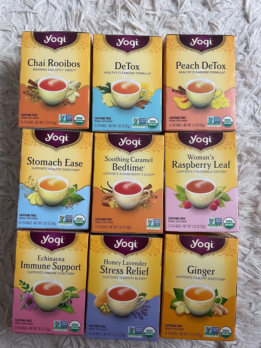 yogi tea ヨギティー　9種　各2個18個セット