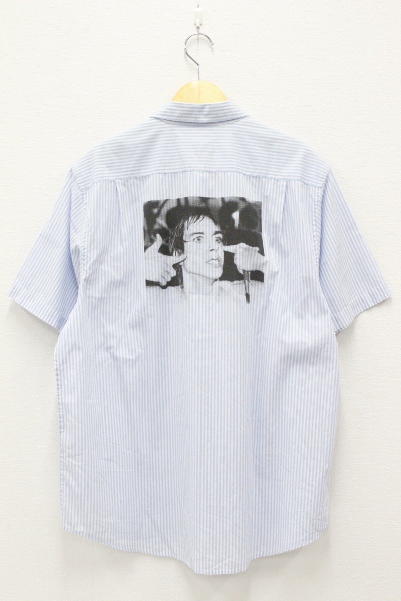 Supreme - 21SS Iggy Pop S/S Shirt シュプリーム イギーポップ 半袖 ストライプ シャツ L Supreme - 21SS Iggy Pop S/S Shirt シュプリーム イギーポップ 半袖 ストライプ シャツ L