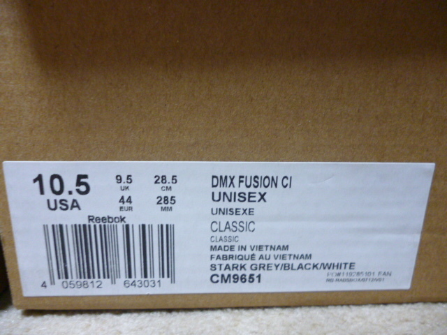 65%off即決！Reebok DMX FUSION CI CM9651 28.5cm 新品_画像3