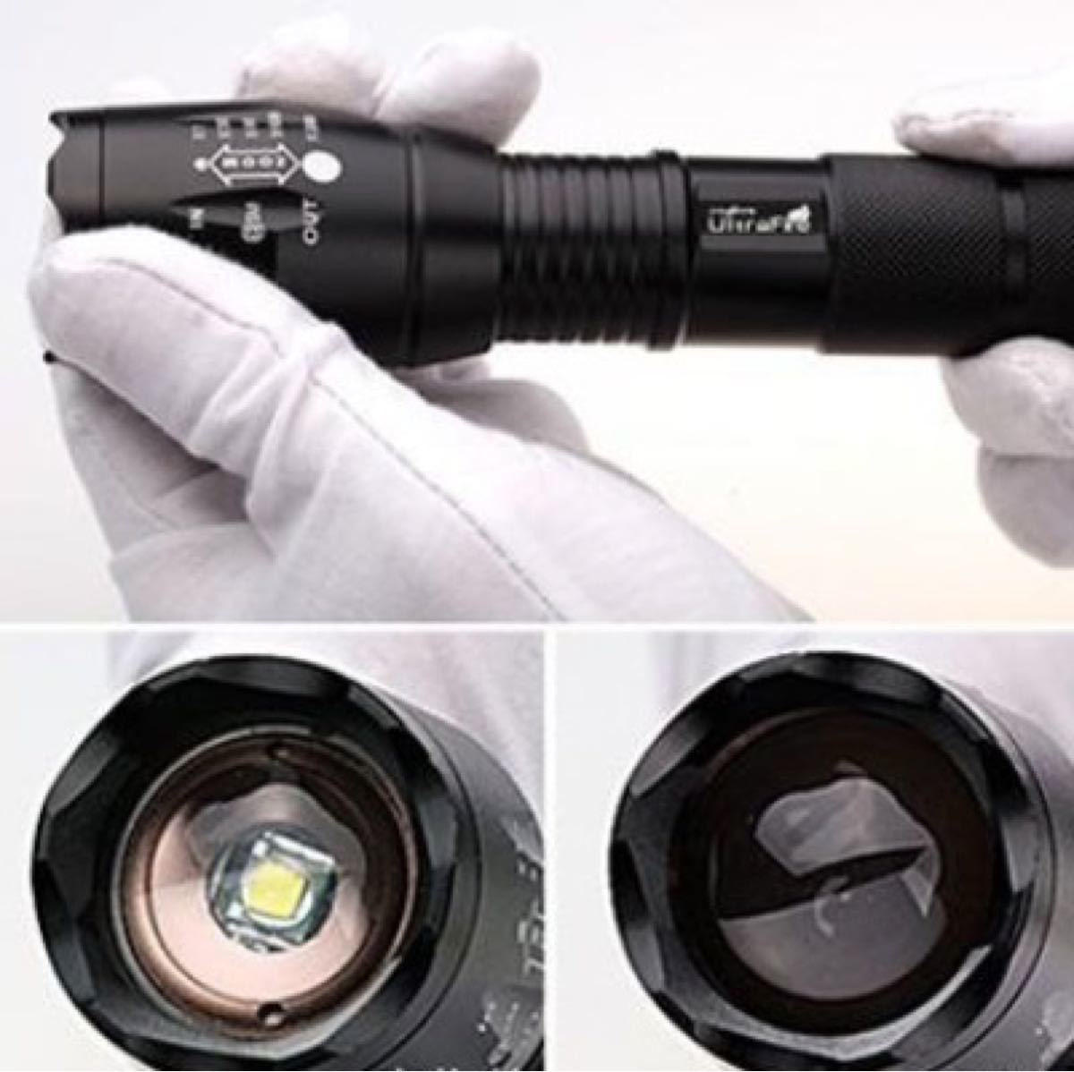 至上 a58 USBケーブル付き 懐中電灯 led USB充電式 XML-T6 防水 i9tmg