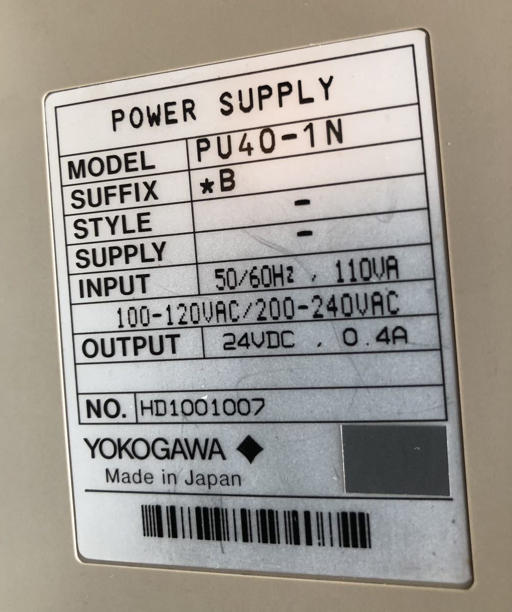 ジャック品　YOKOGAWA PU40 POWER SUPPLY MP30 RS22 XD32*3個　YD32*5個_画像6