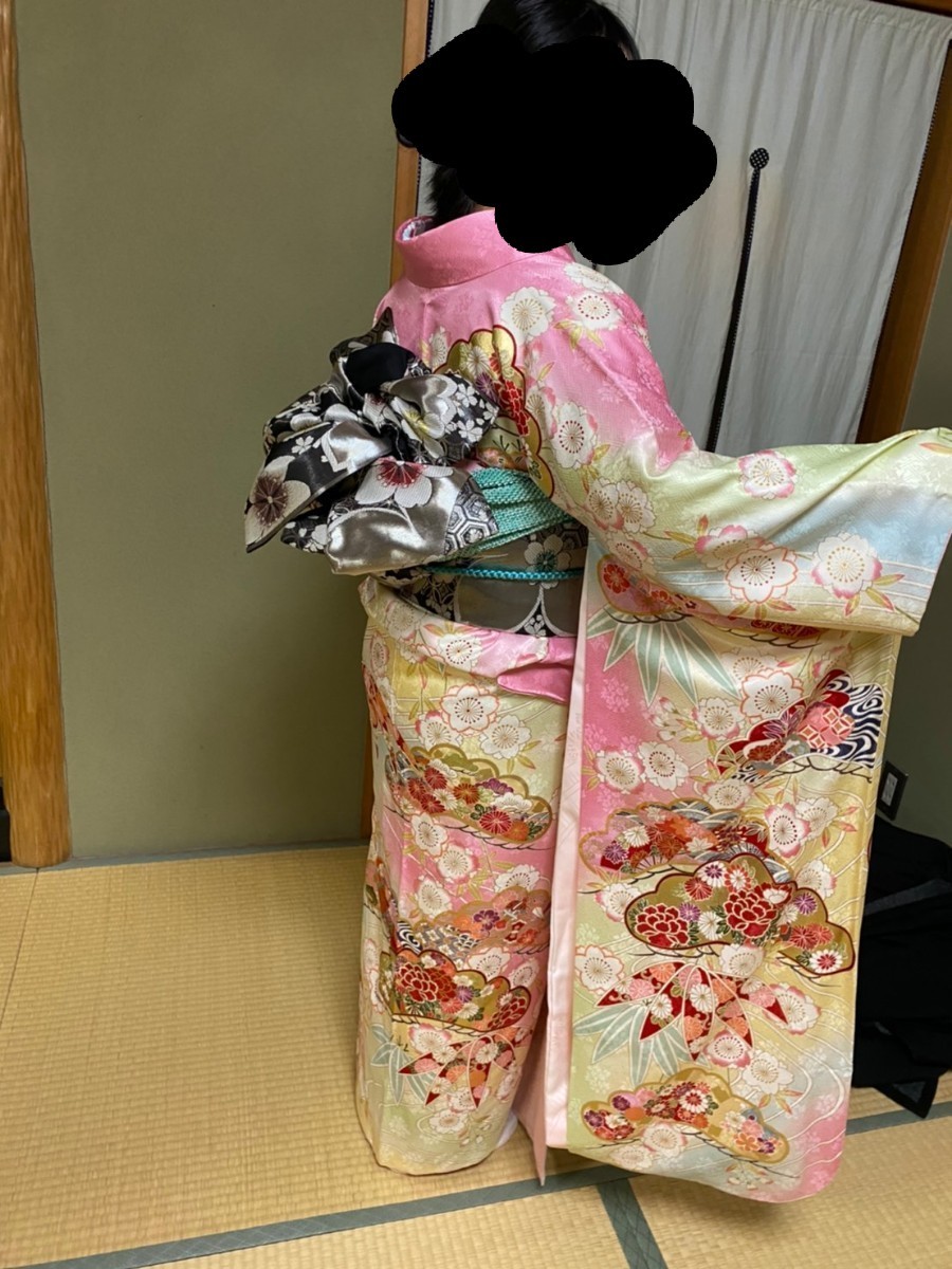 限定セール! 振袖フルセット 正絹振袖❤️お仕立上 フルセット すぐ着