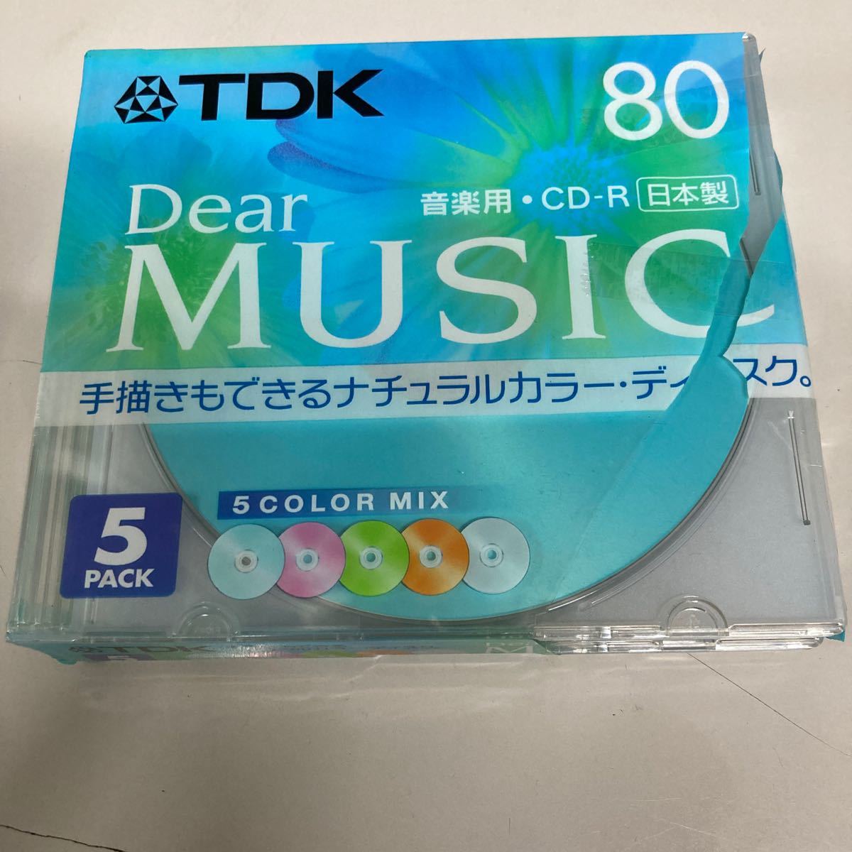 TDK   音楽用CD-RDE80CM*5枚
