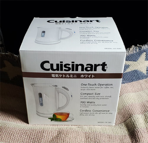 Cuisinart　クイジナート 電気ケトルミニ ホワイト 白　0.5L　CK-5WJ　未使用品_画像1