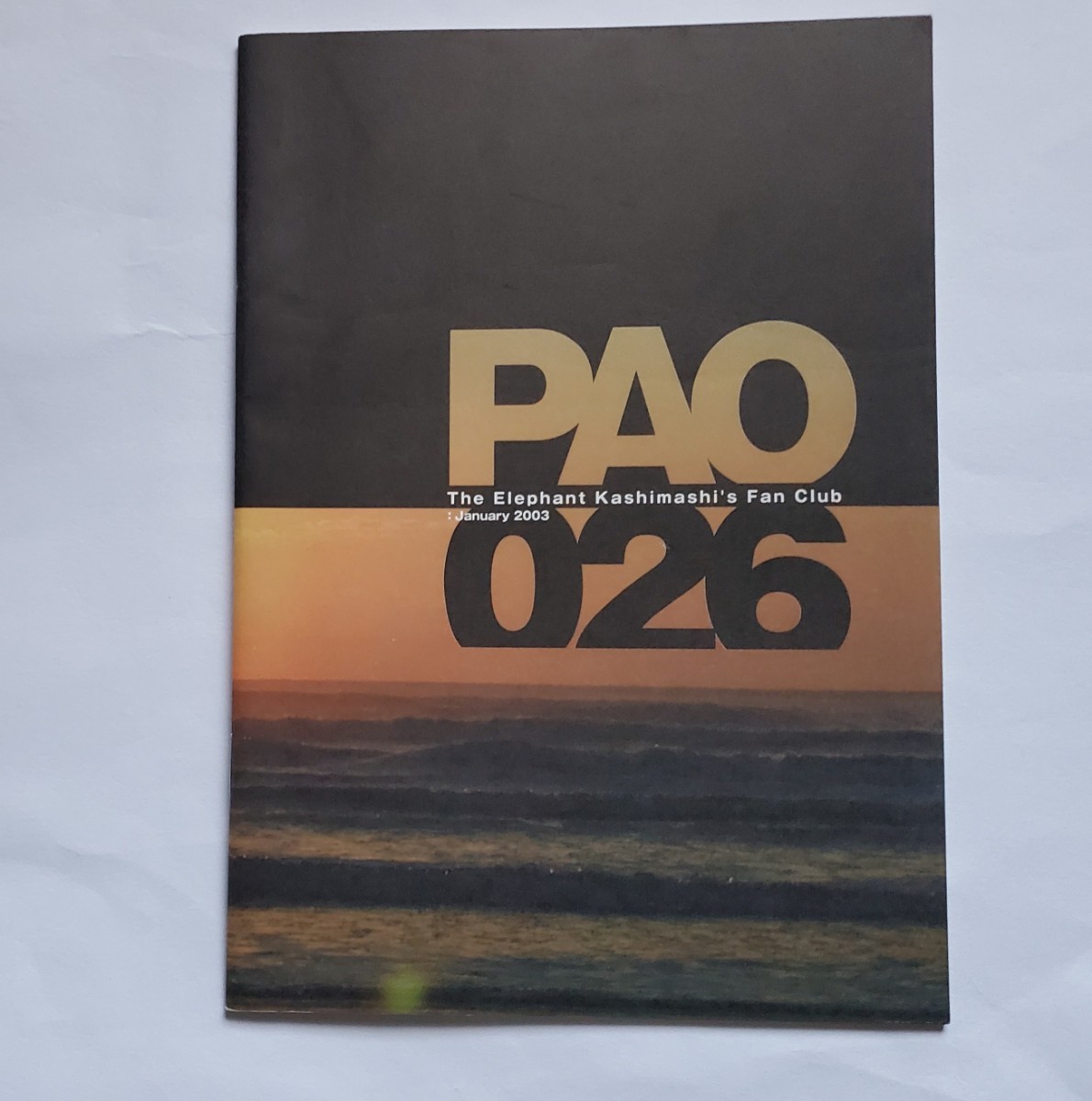 エレファントカシマシ　会報誌　PAO　VVOL.26 宮本浩次