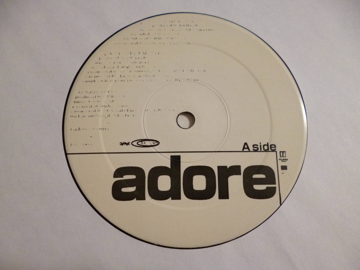 DJ Hasebe feat. Adriana Evans Sugar Soul Zeebra Emiko / Adore  '98年限定アナログ盤12