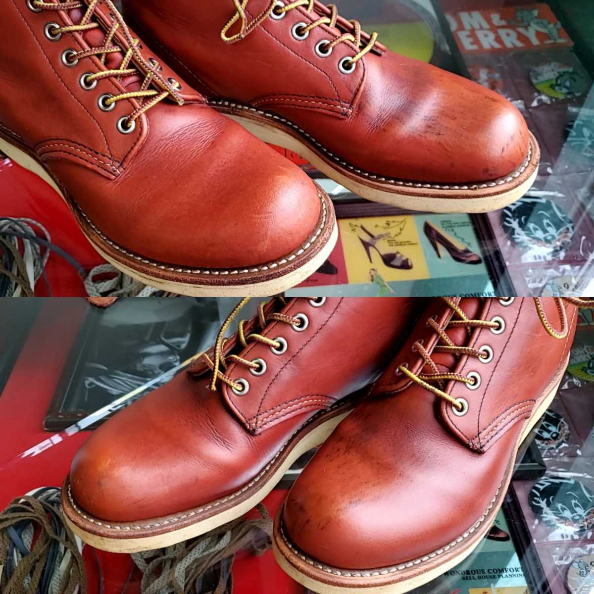 885 レッドウィング REDWING 8166 アイリッシュセッター size7D 885 レッドウィング REDWING 8166 アイリッシュセッター size7D