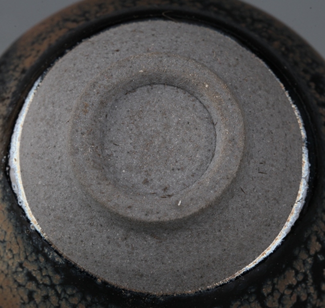 宋時代 建窯 油滴 天目茶碗 珍品！直径8 cm、高さ4.1cm _画像9