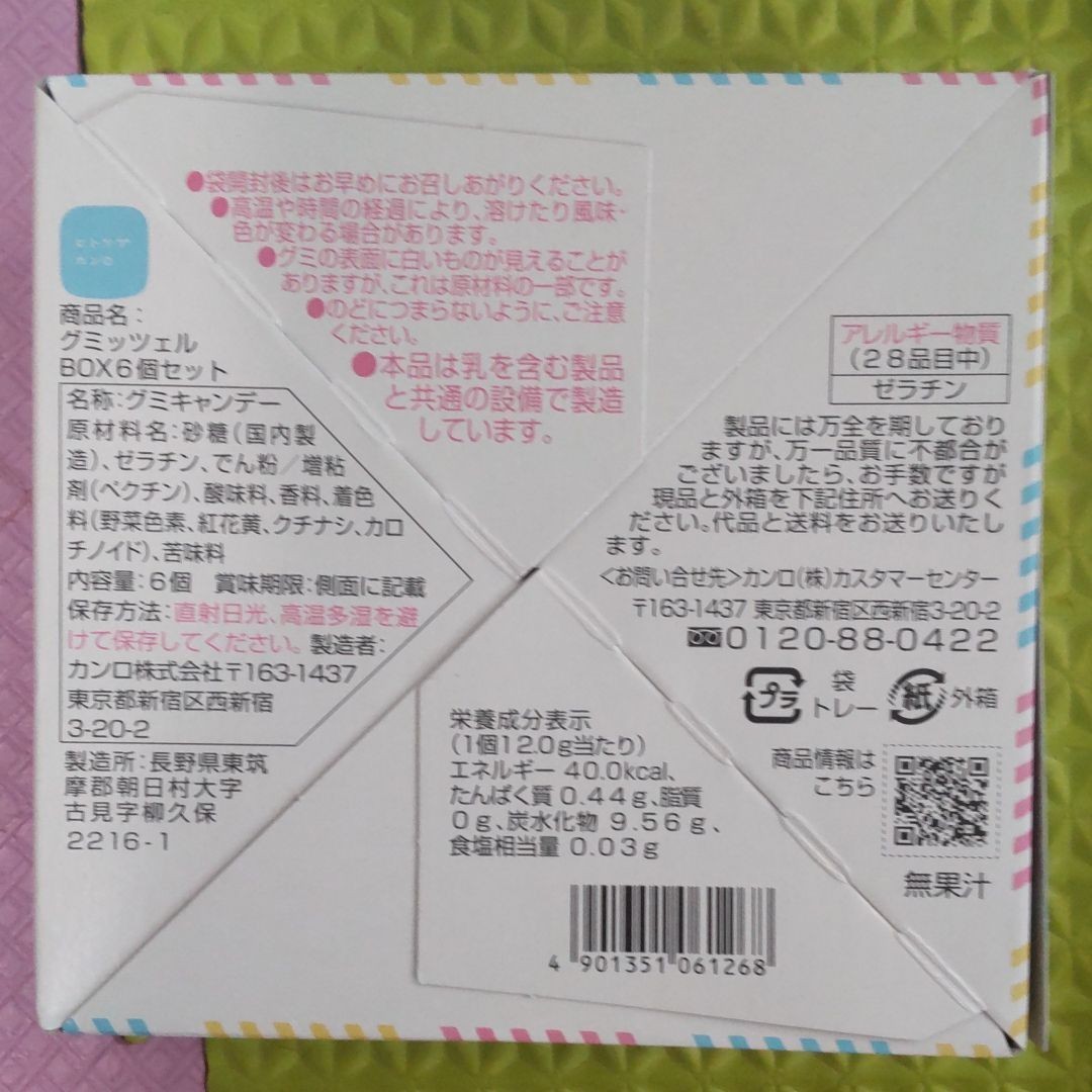 新品未開封品 グミッツェル東京駅限定BOX6個&グリーティンググ 新品未開封品 グミッツェル東京駅限定BOX6個&グリーティンググ