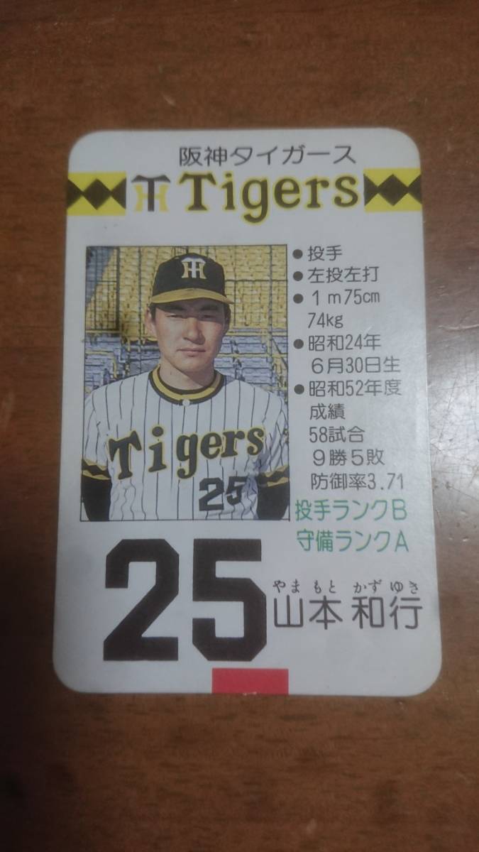 ヤフオク! - ☆【昭和レトロ】タカラ プロ野球カードゲーム 阪神