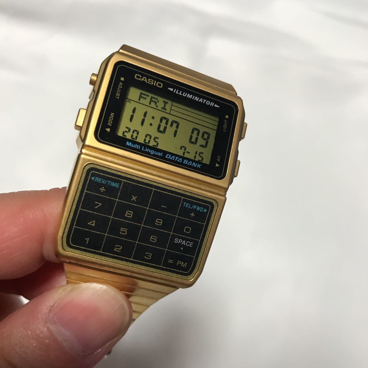 新品未使用 CASIO カシオ データバンク 腕時計 海外版 DBC-611 時効警察 オダギリジョー