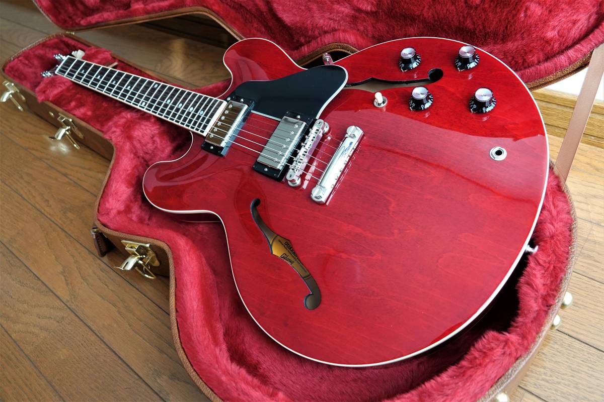 格安2021年製★新品同様超美品Gibson ES-335 60's Cherry★人気カラー★Nashville made★軽量3.51㎏＆良指板材★不具合消耗一切無し1点物_画像7