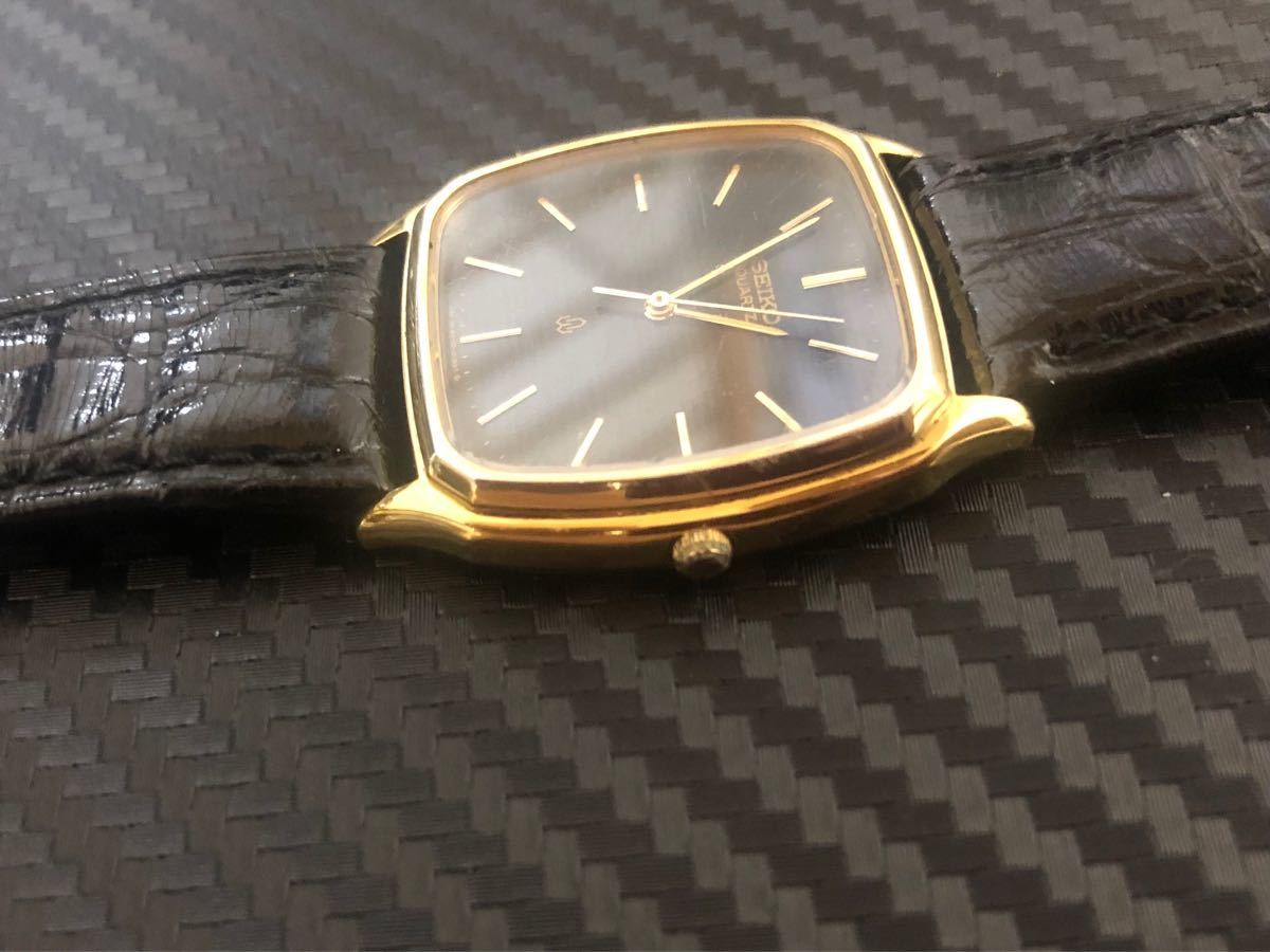 1980年製造 セイコー SEIKO シャリオ メンズ腕時計 2針 クォーツ 稼働