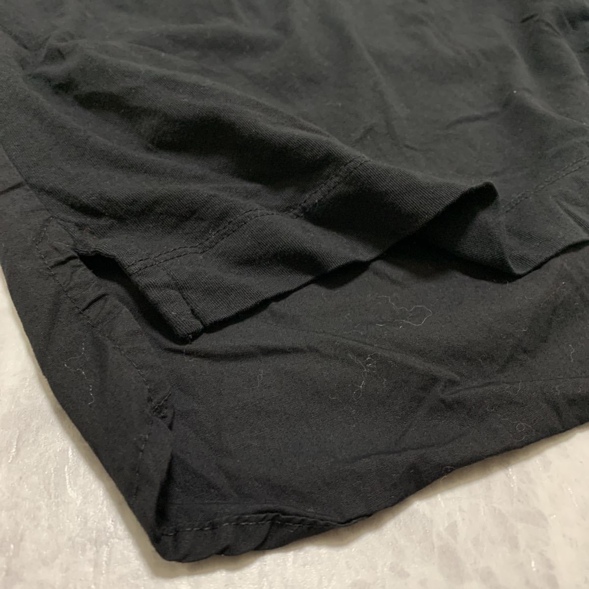 C @ 国内正規品 '都会のカジュアルウェア' DIESEL ディーゼル 半袖 Tシャツ 胸ポケット スリット 黒 BLK サイズ:XS メンズ トップス_画像4