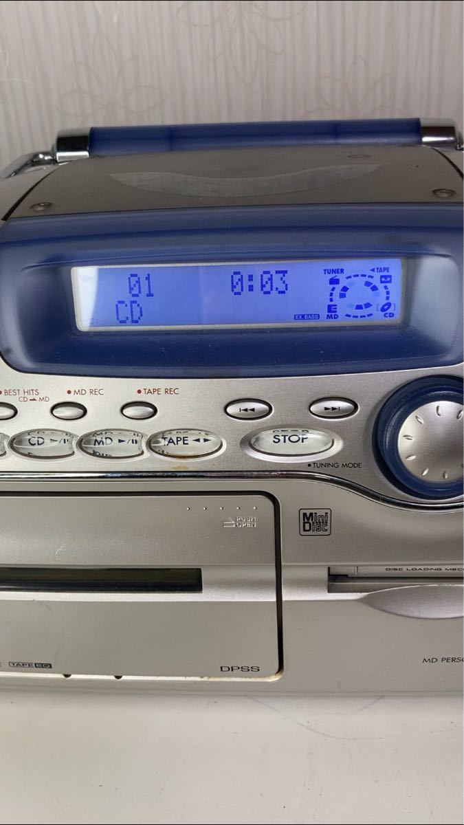 KENWOOD ケンウッド JVC MDパーソナルステレオシステムRAMPAGE(ラン