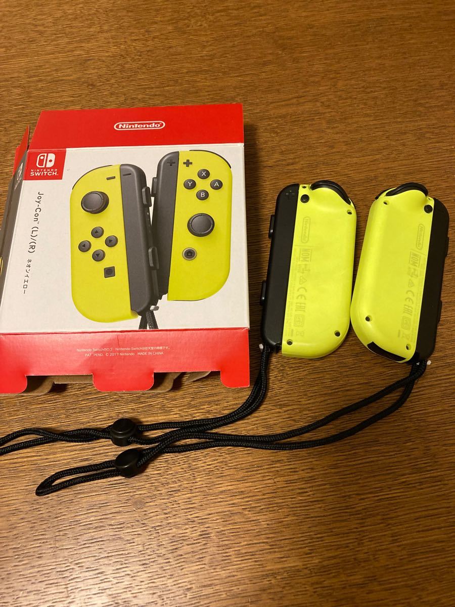 Nintendo Switch ジョイコン　ネオンイエロー　動作確認済　ニンテンドースイッチ　Joy-Con