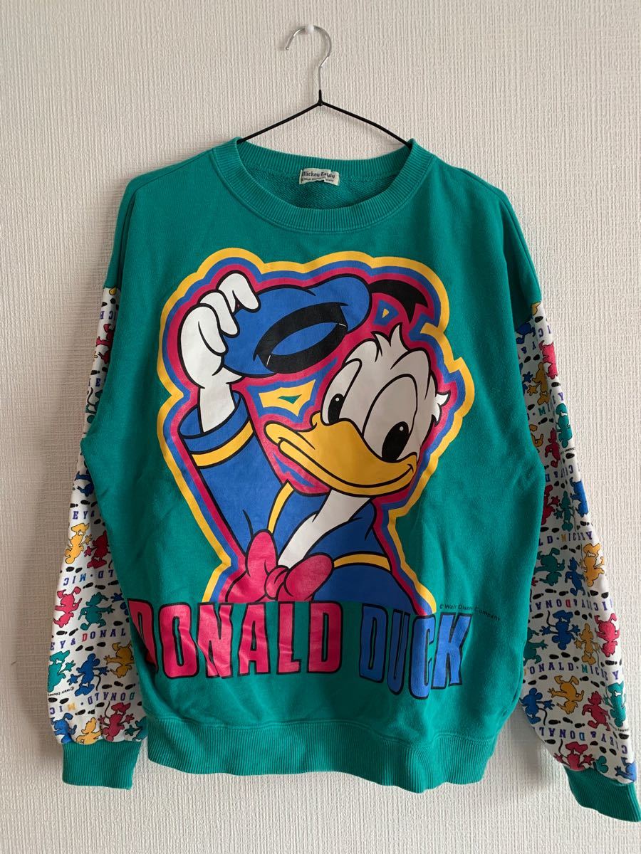 Paypayフリマ ディズニー ドナルド トレーナー 古着 80s スウェット Paypayフリマ ディズニー ドナルド トレーナー 古着 80s スウェット