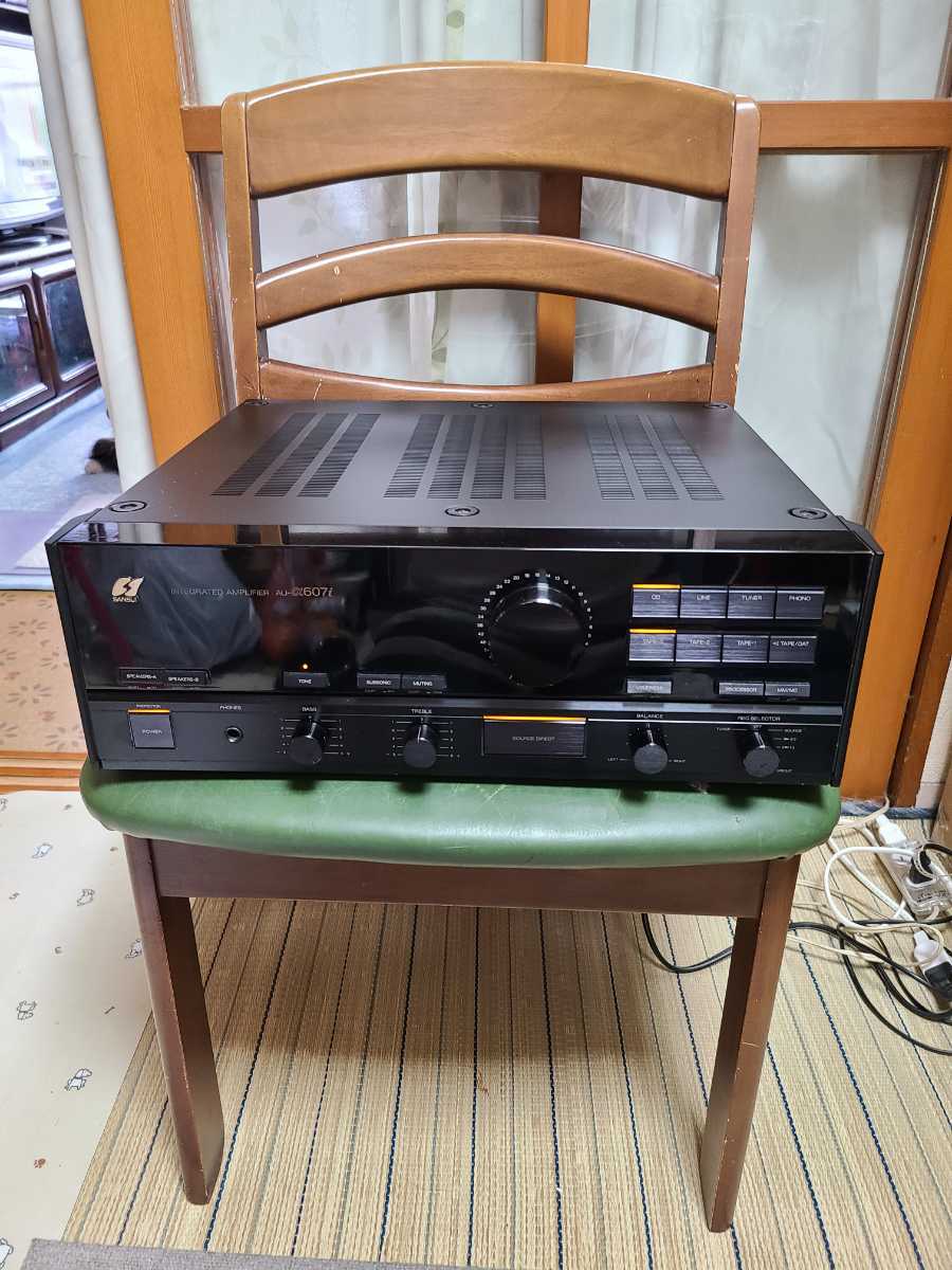  complete restore service completed!. super moving beautiful goods! landscape high class pre-main amplifier AU-a607i