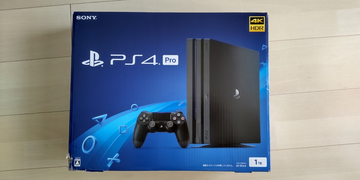 PlayStation 4 Pro ジェット・ブラック 1TB CUH-7100BB01 コントローラ背面ボタンアタッチメント付