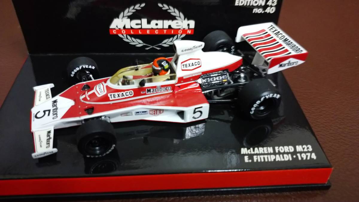  即決 PMA ミニチャンプス 1/43 マクラーレン M23 1974年F1チャンピオン №5 エマーソン・フィッツパルディ マルボロ仕様の画像6