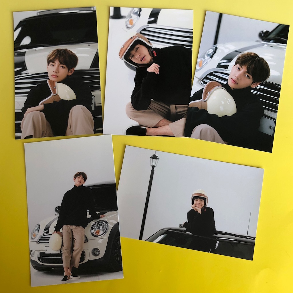 BTS 防弾少年団 テヒョン V テテ 君に届く フォトカード 5枚セット JAPAN OFFICIAL FANMEETING VOL.3 ペンミ 公式 フォト_画像1