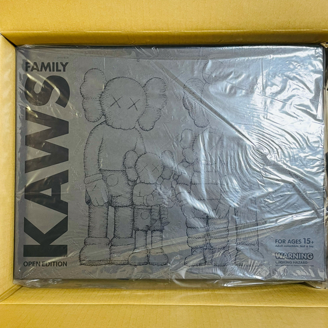 #2 KAWS FAMILY BLACK KAWS TOKYO FIRST カウズ ファミリー ブラック メディコムトイ MEDICOM TOY