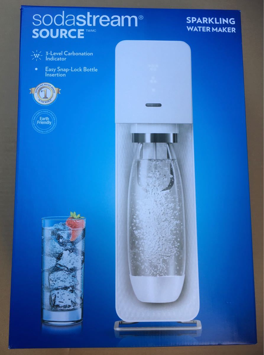 【新品】sodastream SOURCE ソーダストリーム ソース ホワイト