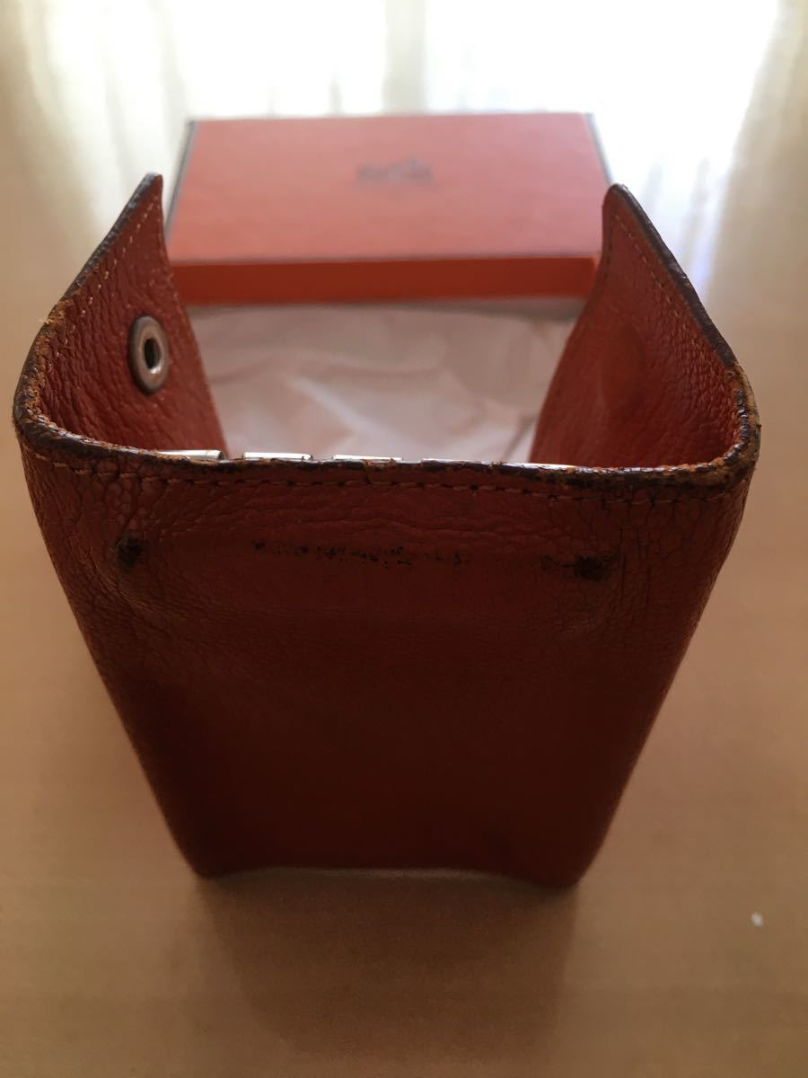 D704 エルメス HERMES キーケース 本革 ブラウン系 訳あり | icei