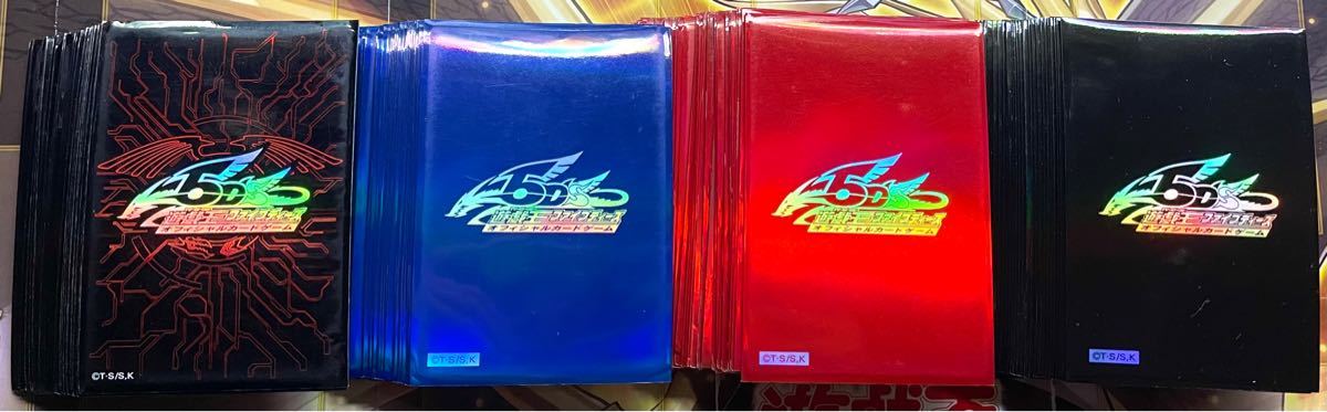遊戯王5D's 公式スリーブ 4種類セット デュエリストカードプロテクター ファイブディーズ