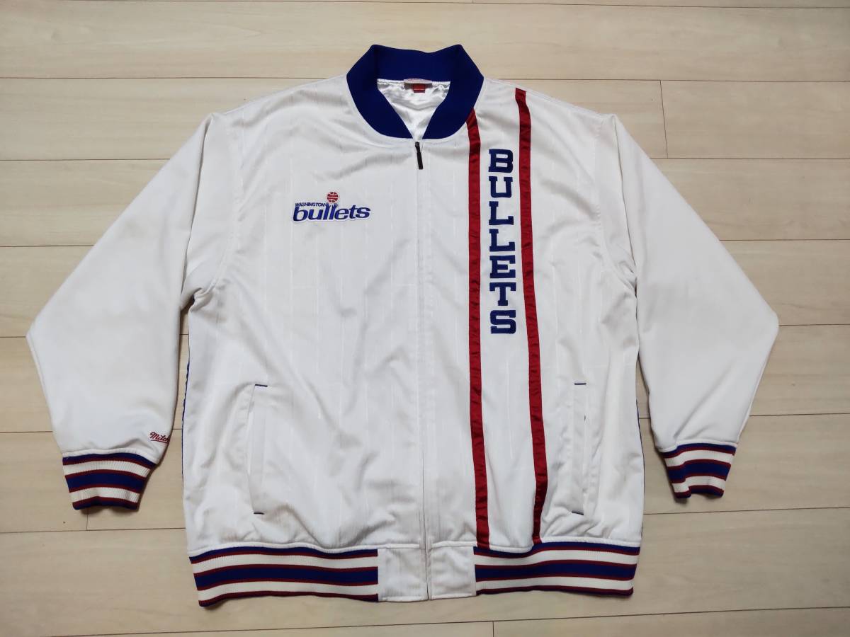 ★ミッチェル&ネス　mitchell&ness　NBA ワシントン・ブレッツ　WASHINGTON BULLETS　トラックジャケット　★ウィザーズの前身チーム_画像1