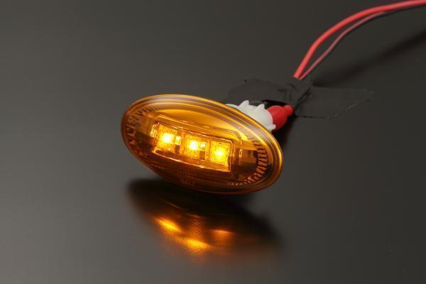 REIZ MX91S/MX81S ワゴンRスマイル LED サイドマーカー アンバーレンズ(オレンジ) 純正交換式_画像2