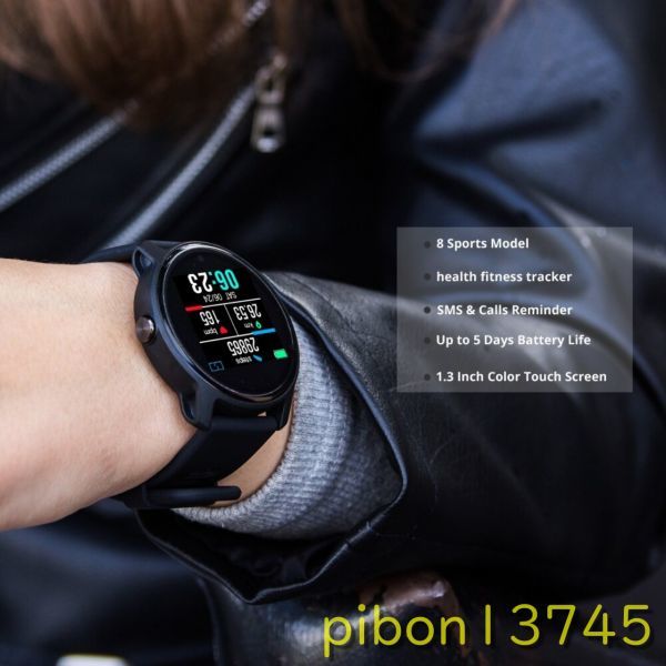 H1298:SENBONO S08 фитнес браслет кровяное давление наружный IPS экран измеритель пульса монитор IP68 водонепроницаемый часы IOS для Smart напульсник 