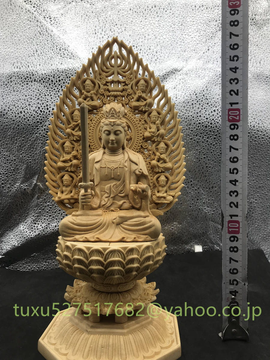 供養品 文殊菩薩 文殊 仏壇仏像 仏教工芸品 祈る厄除 精密細工 開運風水-