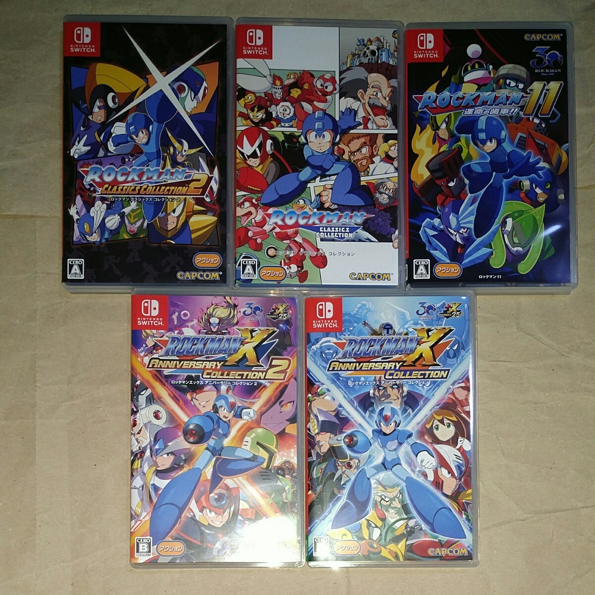 動作確認済み ロックマン&ロックマンX 5in1 スペシャルbox 動作確認済み ロックマン&ロックマンX 5in1 スペシャルbox