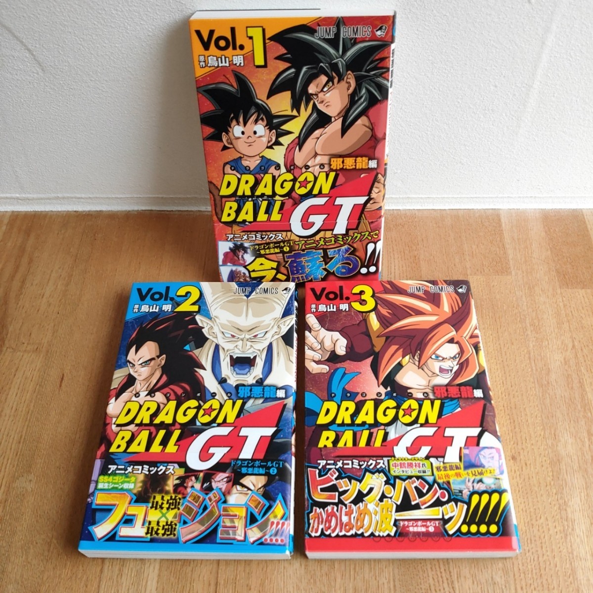 ドラゴンボールGT アニメコミックス 邪悪龍編 1～3巻 全巻セット 鳥山明