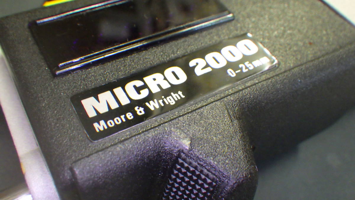 M&W MICRO 2000 Moore & Wright 電子 外側マイクロメータ デジタル表示 25㎜ ムーア アンド ライト社 中古_画像8
