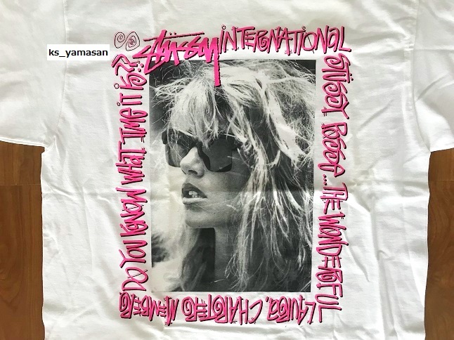 ☆ 未使用 即決 ☆ STUSSY Laura 半袖 Lサイズ ステューシー ローラ