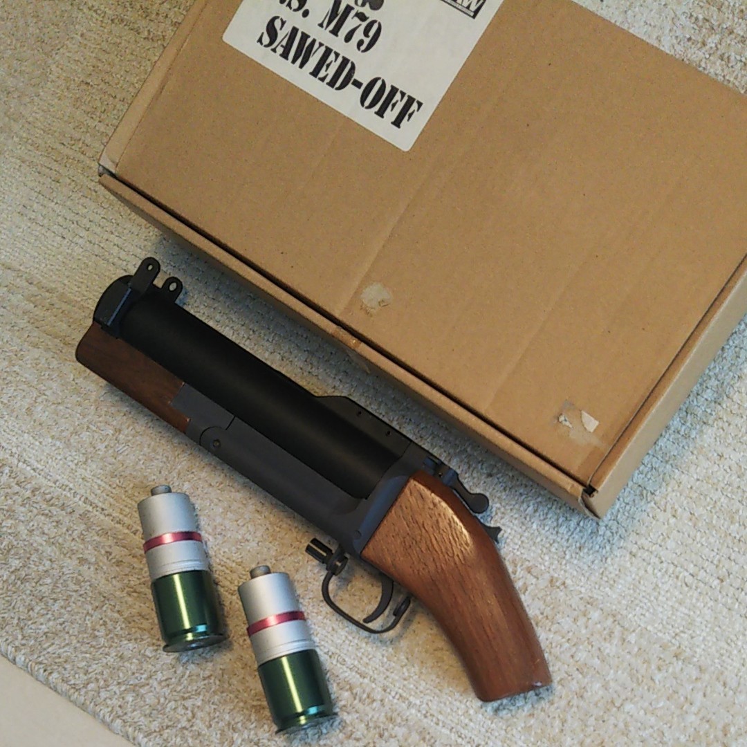 CAW 製 ガスグレネードランチャー M79 ソードオフ ウッドパーツ CAW 製 ガスグレネードランチャー M79 ソードオフ ウッドパーツ